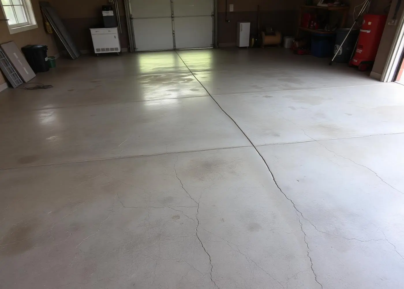 Concrete floor before the REMA coating